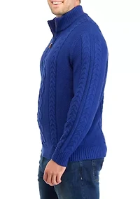 Big & Tall 1/4 Zip Pullover