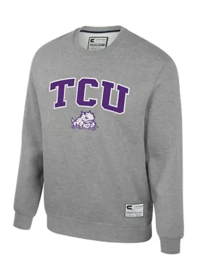 NCAA TCU Horned Frogs Fleece Crew Neck Pullover