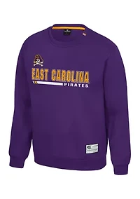 NCAA East Carolina Pirates Charlie Team Crew Pullover