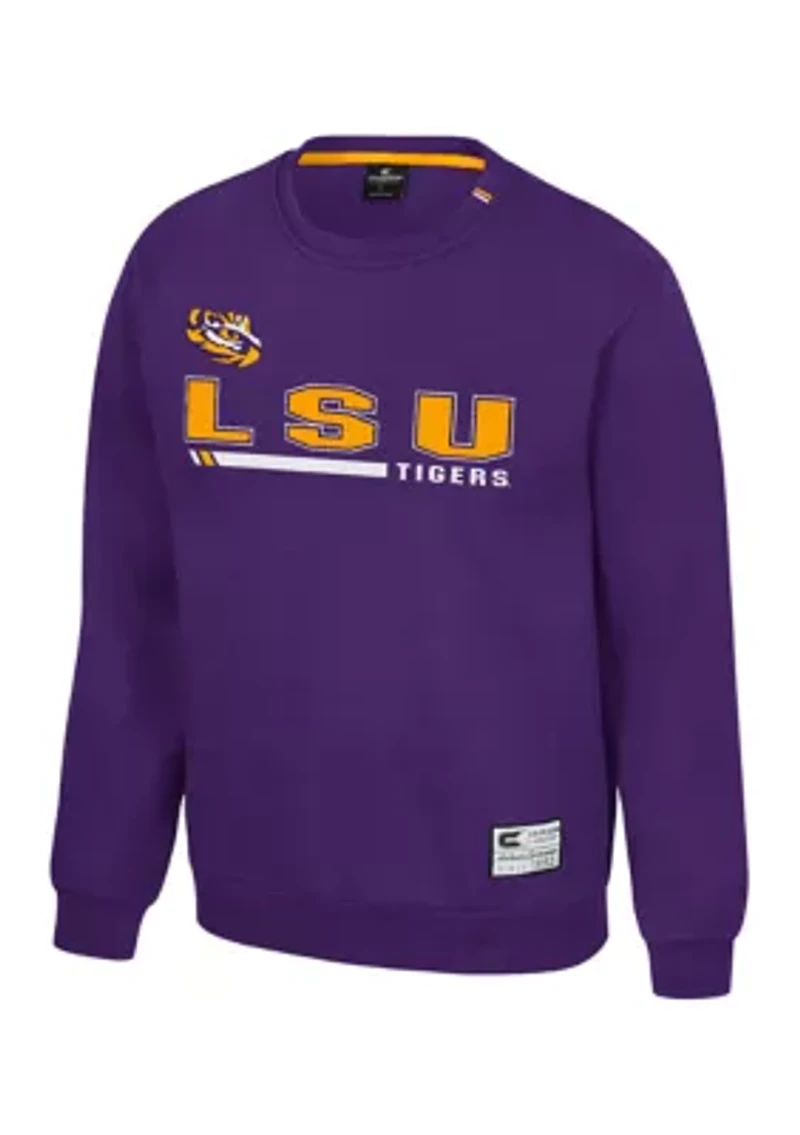 NCAA LSU Tigers Charlie Team Crew Pullover