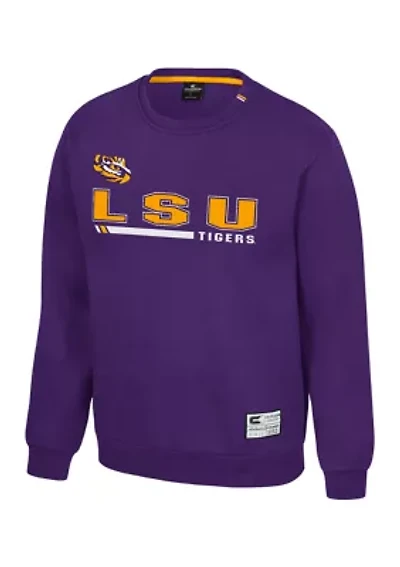 NCAA LSU Tigers Charlie Team Crew Pullover