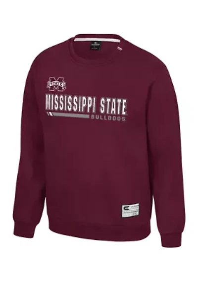 NCAA Mississippi State Bulldogs Charlie Team Crew Pullover