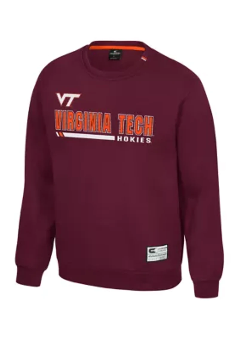 NCAA Virginia Tech Hokies Charlie Team Crew Pullover