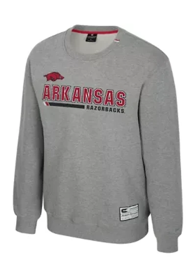 NCAA Arkansas Razorbacks Charlie Team Crew Pullover