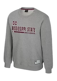 NCAA Mississippi State Bulldogs Charlie Graphic Crew Pullover
