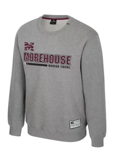 NCAA Morehouse Maroon Tigers Charlie Graphic Crew Pullover