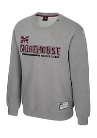 NCAA Morehouse Maroon Tigers Charlie Graphic Crew Pullover