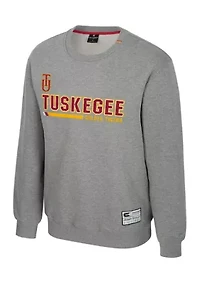 NCAA Tuskegee Golden Tigers Charlie Graphic Crew Pullover