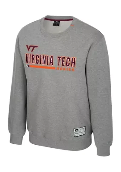 NCAA Virginia Tech Hokies Charlie Team Crew Pullover