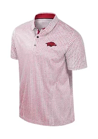 NCAA Arkansas Razorbacks Reynolds Printed Polo Shirt