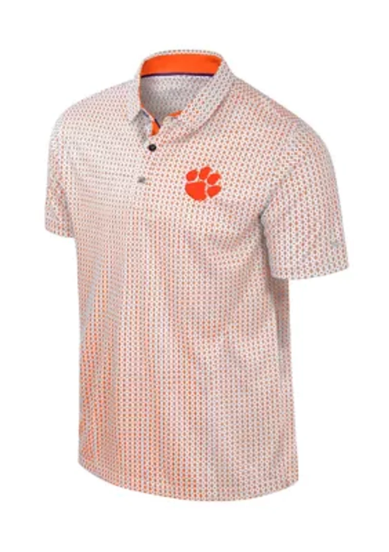 NCAA Clemson Tigers Printed Polo Shirt