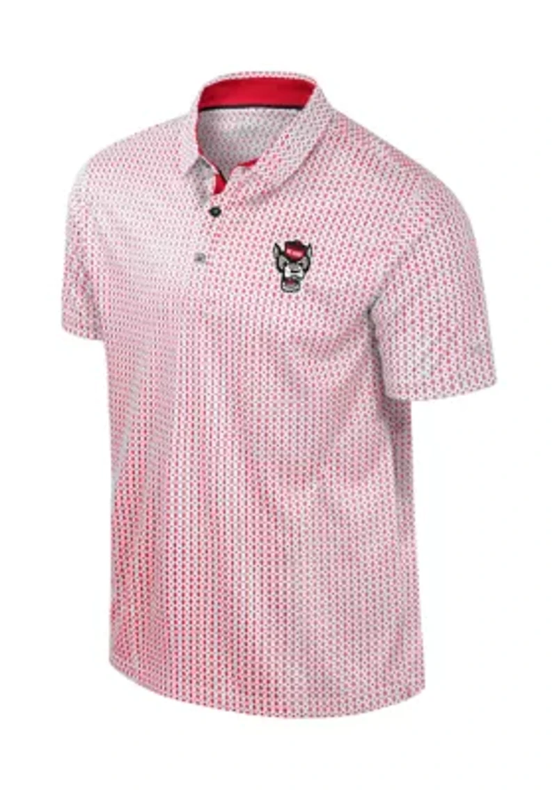 NCAA NC State Wolfpack Reynolds Printed Polo Shirt