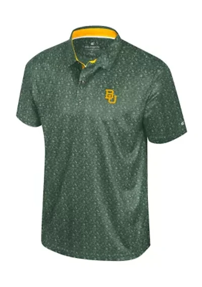 NCAA Baylor Bears Football Printed Team Polo Shirt