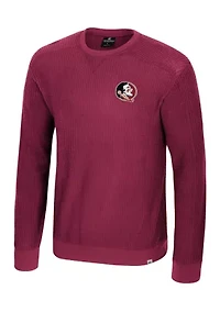 NCAA Florida State Seminoles Sweet Dee Waffle Sweater