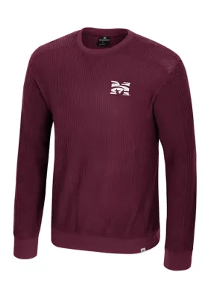 NCAA Morehouse Maroon Tigers Sweet Dee Waffle Sweater