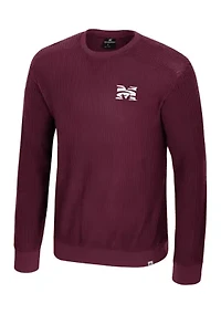 NCAA Morehouse Maroon Tigers Sweet Dee Waffle Sweater