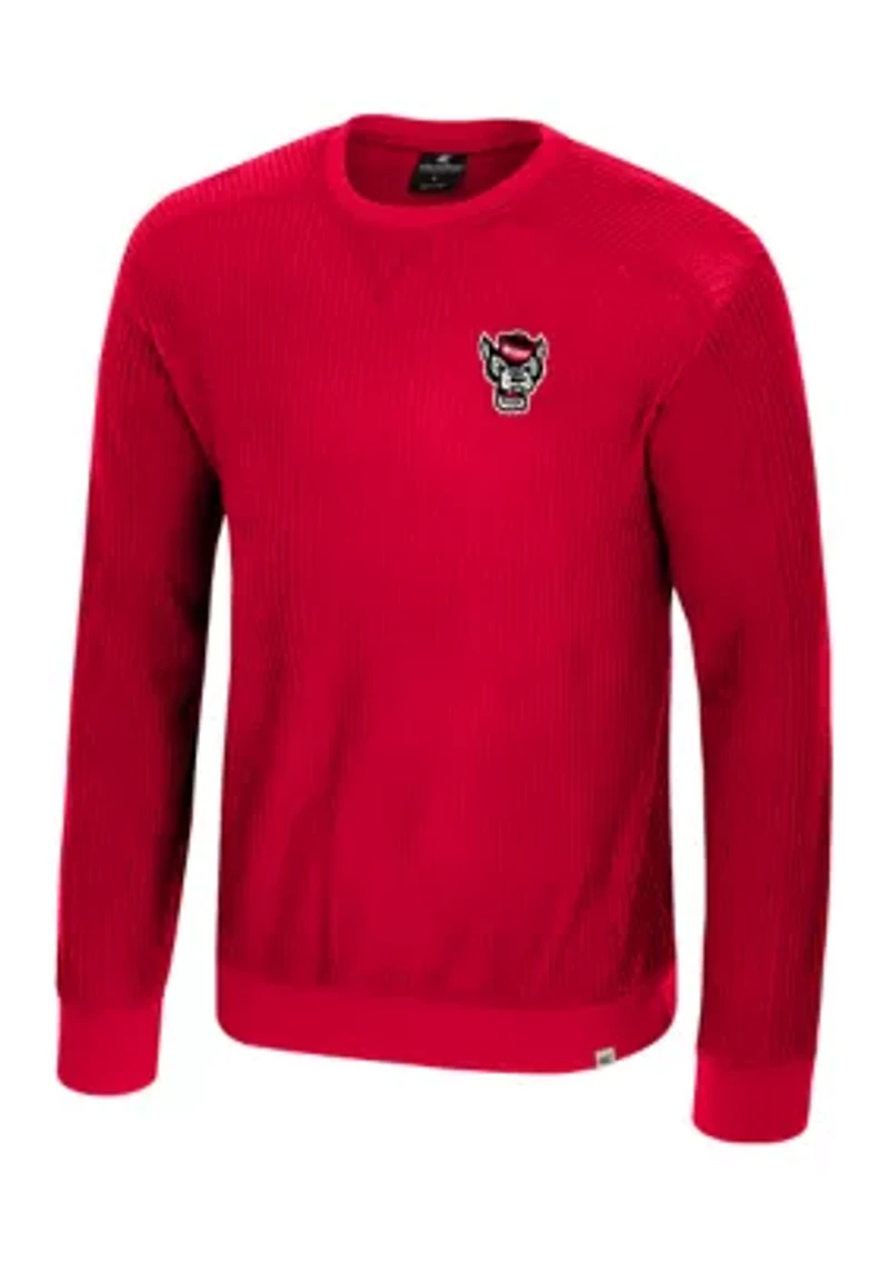 NCAA NC State Wolfpack Sweet Dee Waffle Sweater