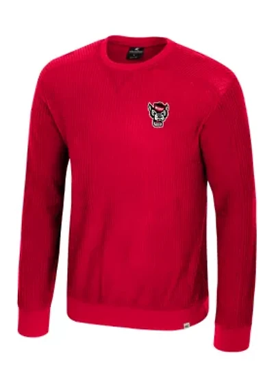 NCAA NC State Wolfpack Sweet Dee Waffle Sweater