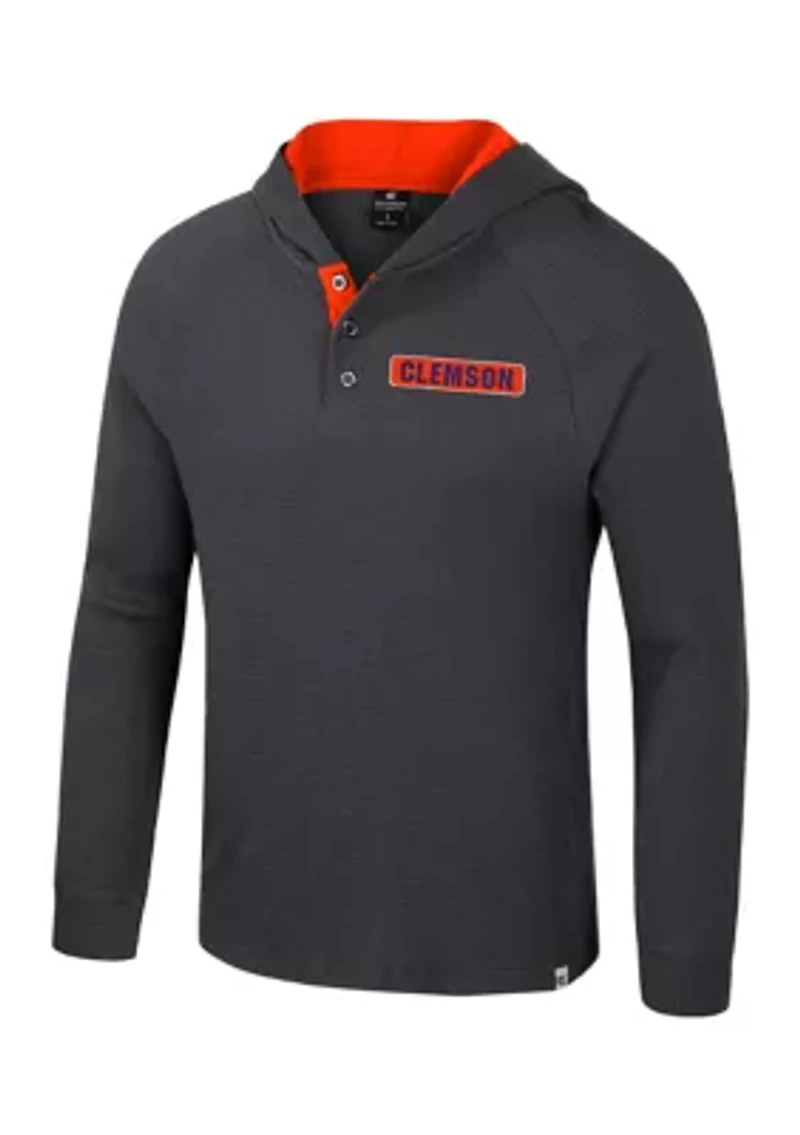 NCAA Clemson Tigers Thermal Long Sleeve Hoodie