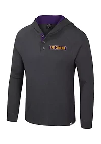 NCAA East Carolina Pirates Thermal Long Sleeve Hoodie