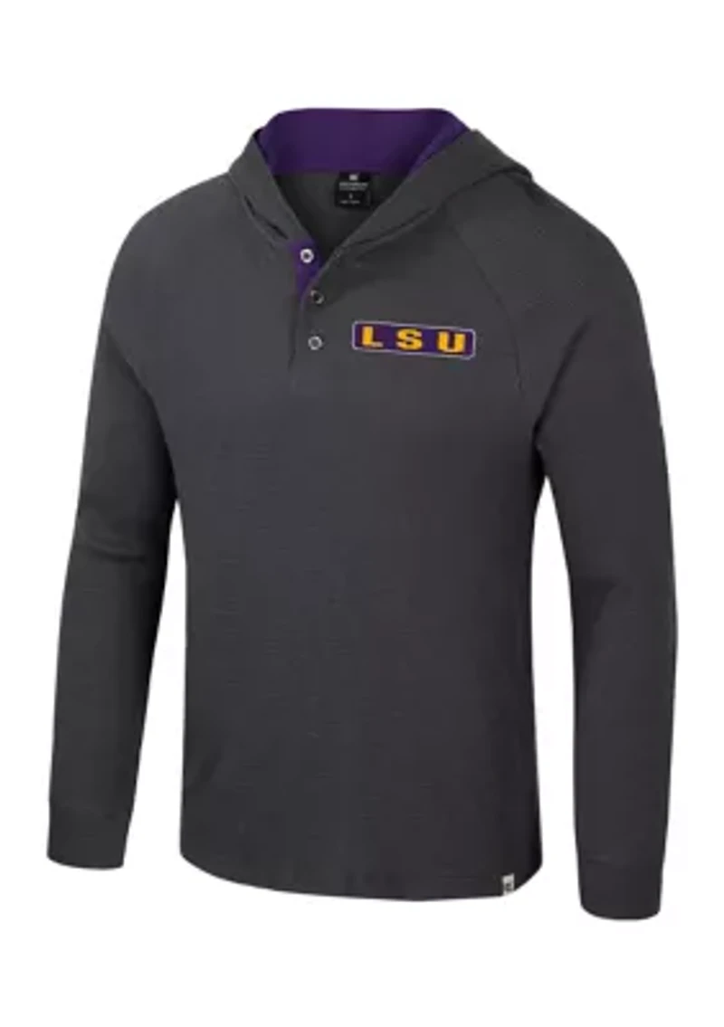 NCAA LSU Tigers Thermal Long Sleeve Hoodie