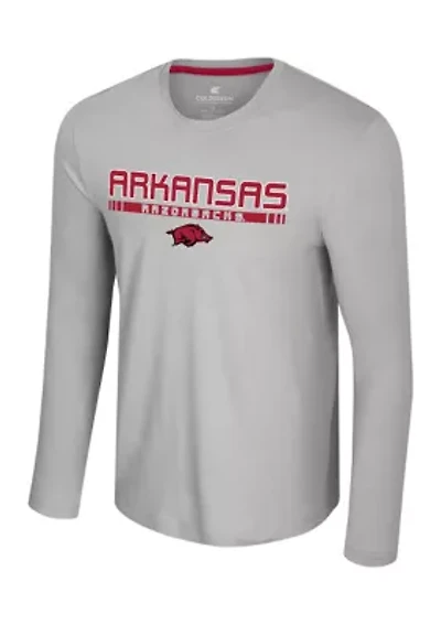 NCAA Arkansas Razorbacks Mac Long Sleeve Graphic T-Shirt