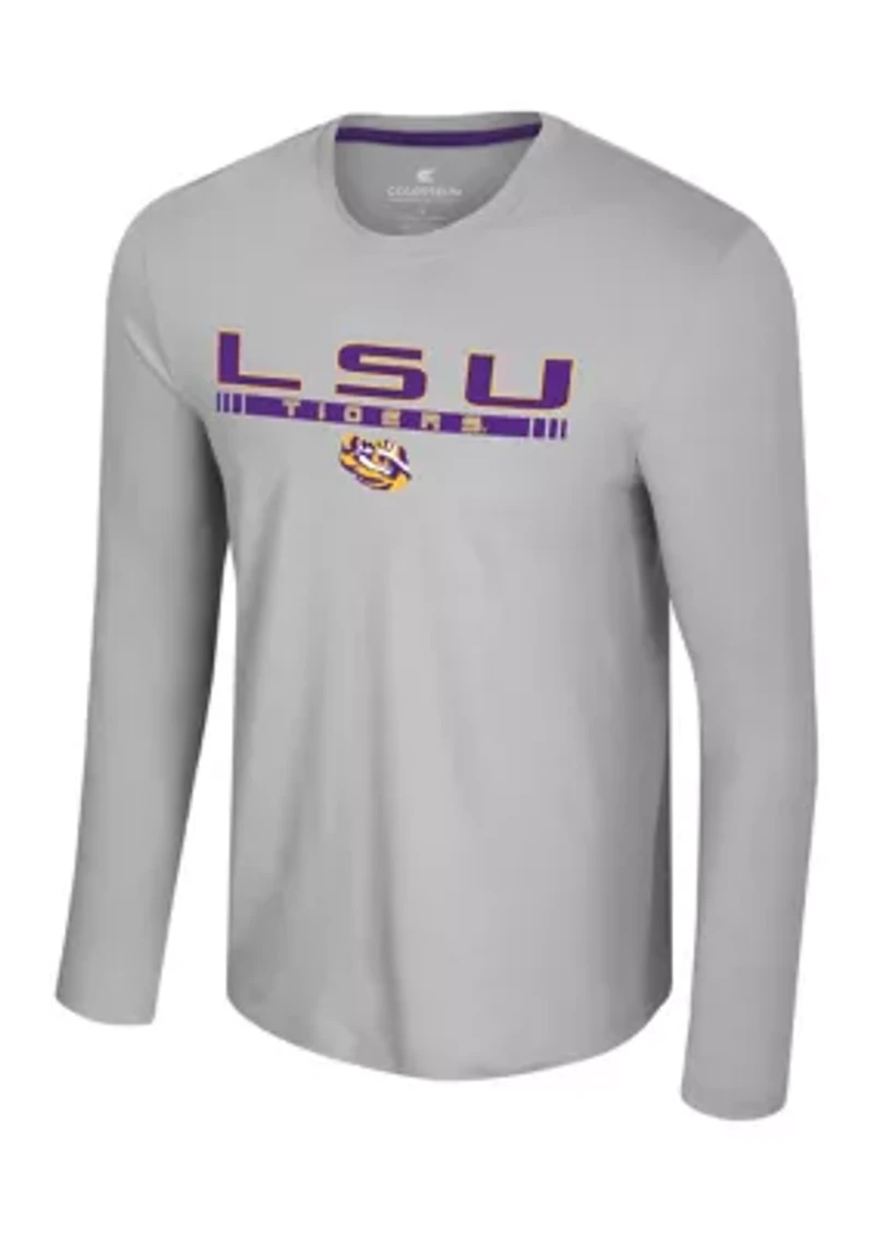 NCAA LSU Tigers Long Sleeve Logo Graphic T-Shirt