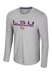 NCAA LSU Tigers Long Sleeve Logo Graphic T-Shirt