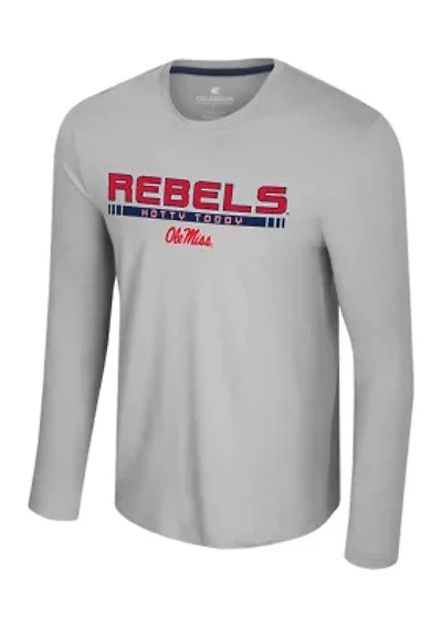 NCAA Ole Miss Rebels Long Sleeve Logo Graphic T-Shirt