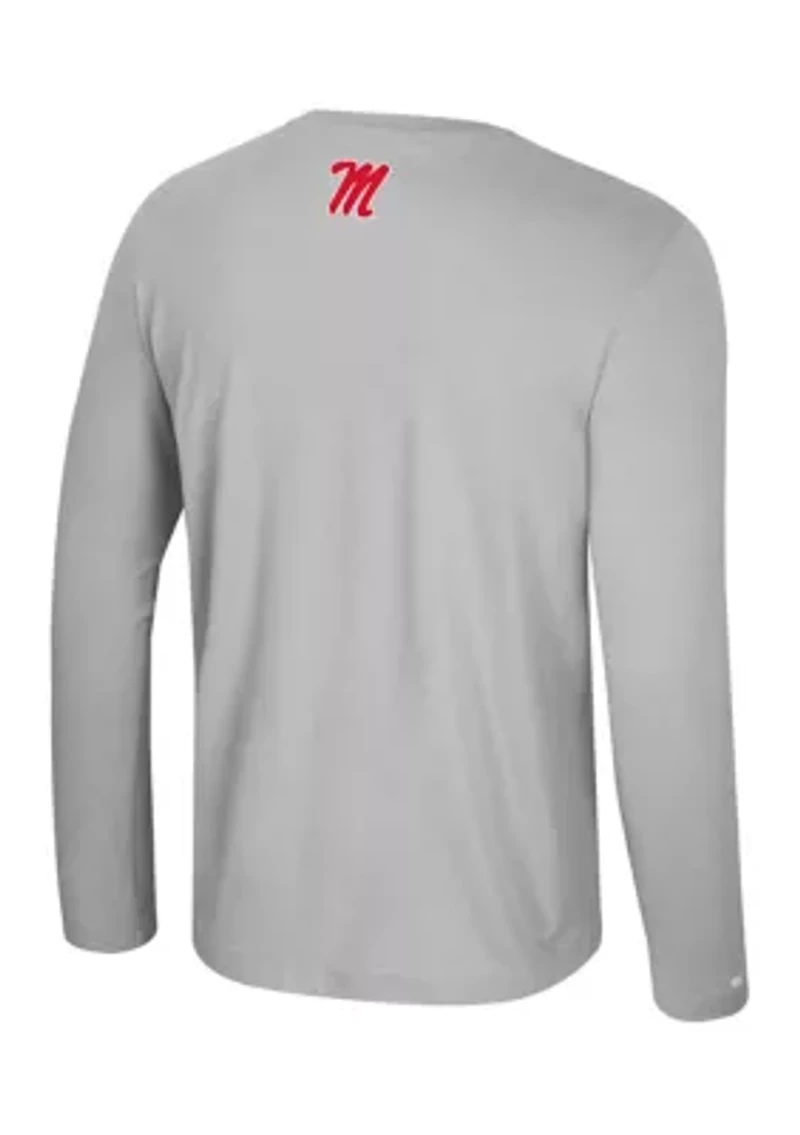NCAA Ole Miss Rebels Long Sleeve Logo Graphic T-Shirt