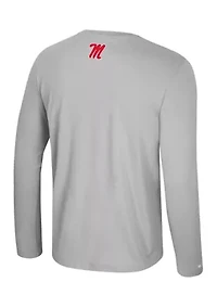 NCAA Ole Miss Rebels Long Sleeve Logo Graphic T-Shirt