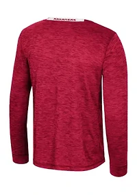 NCAA Arkansas Razorbacks  Long Sleeve Mesh Graphic T-Shirt