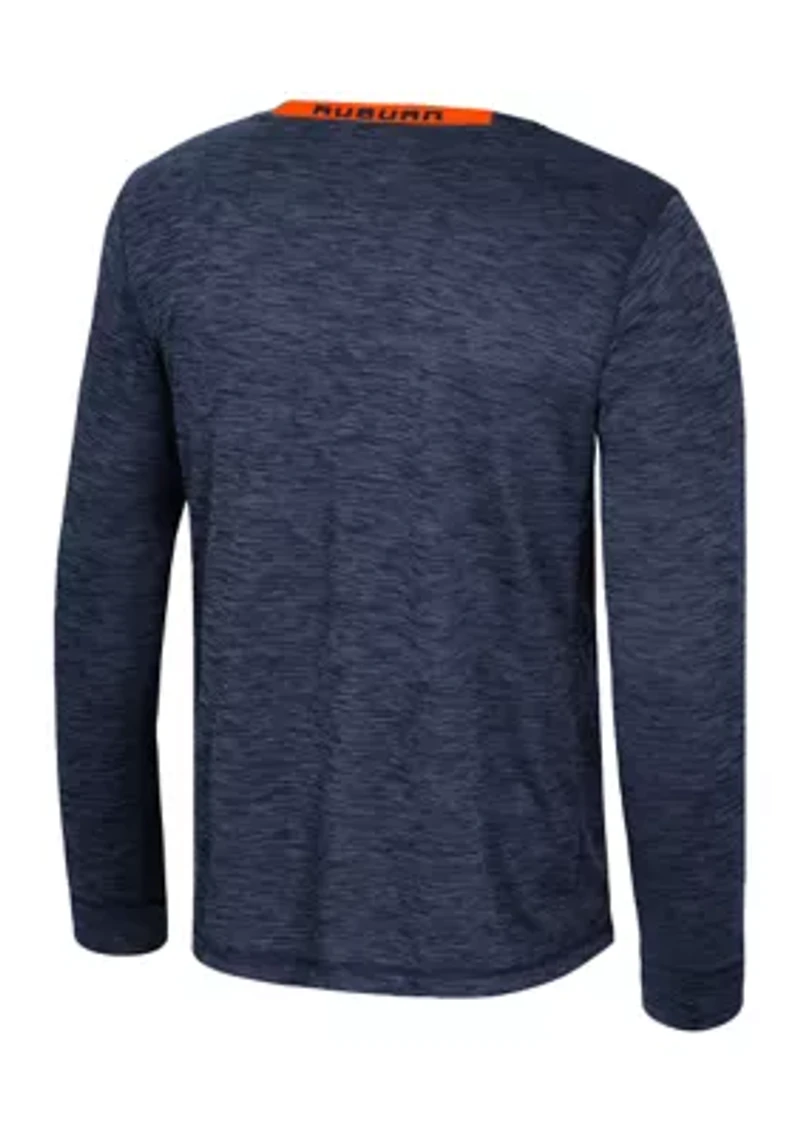 NCAA Auburn Tigers  Long Sleeve Mesh Graphic T-Shirt