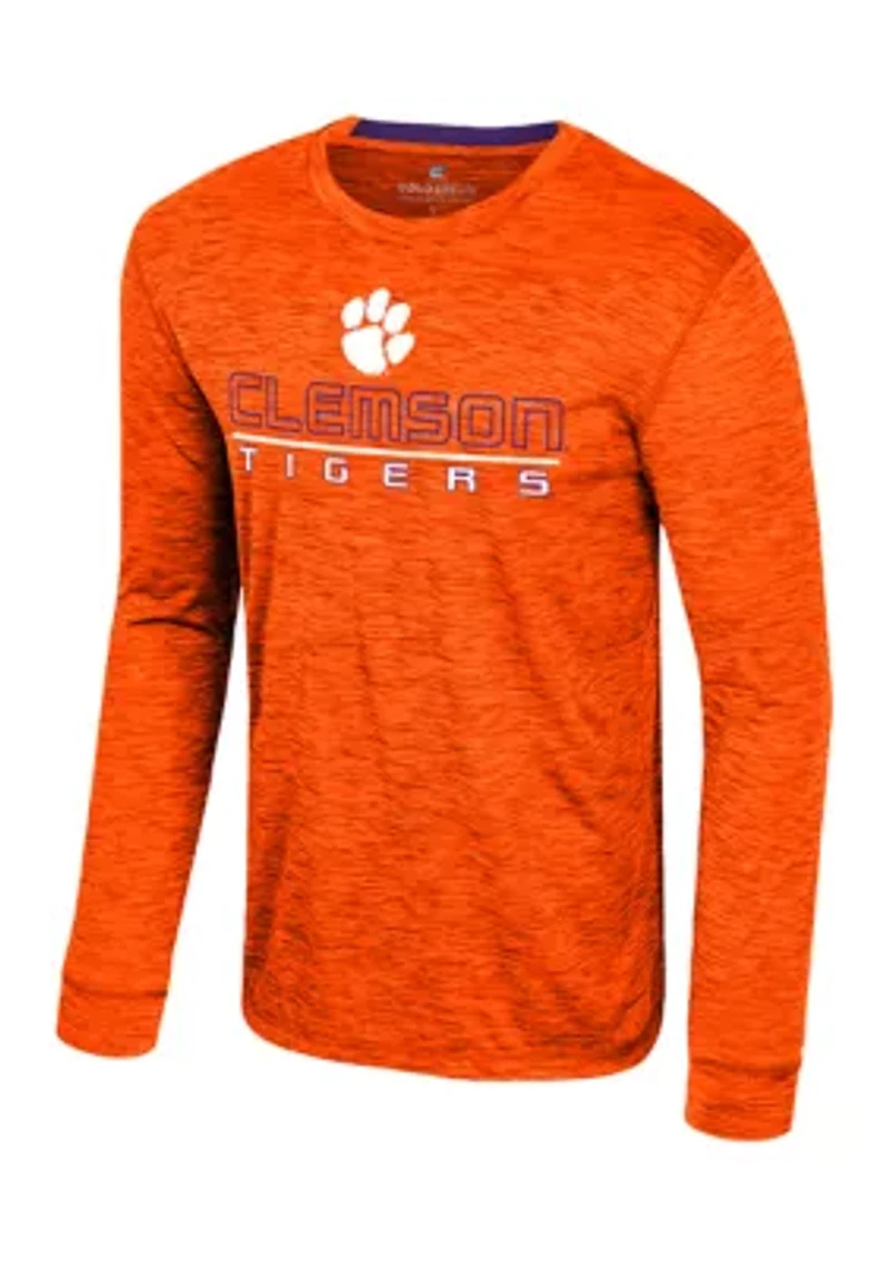 NCAA Clemson Tigers  Long Sleeve Mesh Graphic T-Shirt
