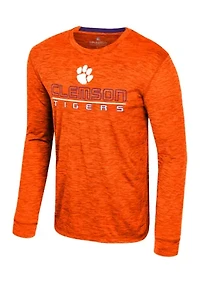 NCAA Clemson Tigers  Long Sleeve Mesh Graphic T-Shirt