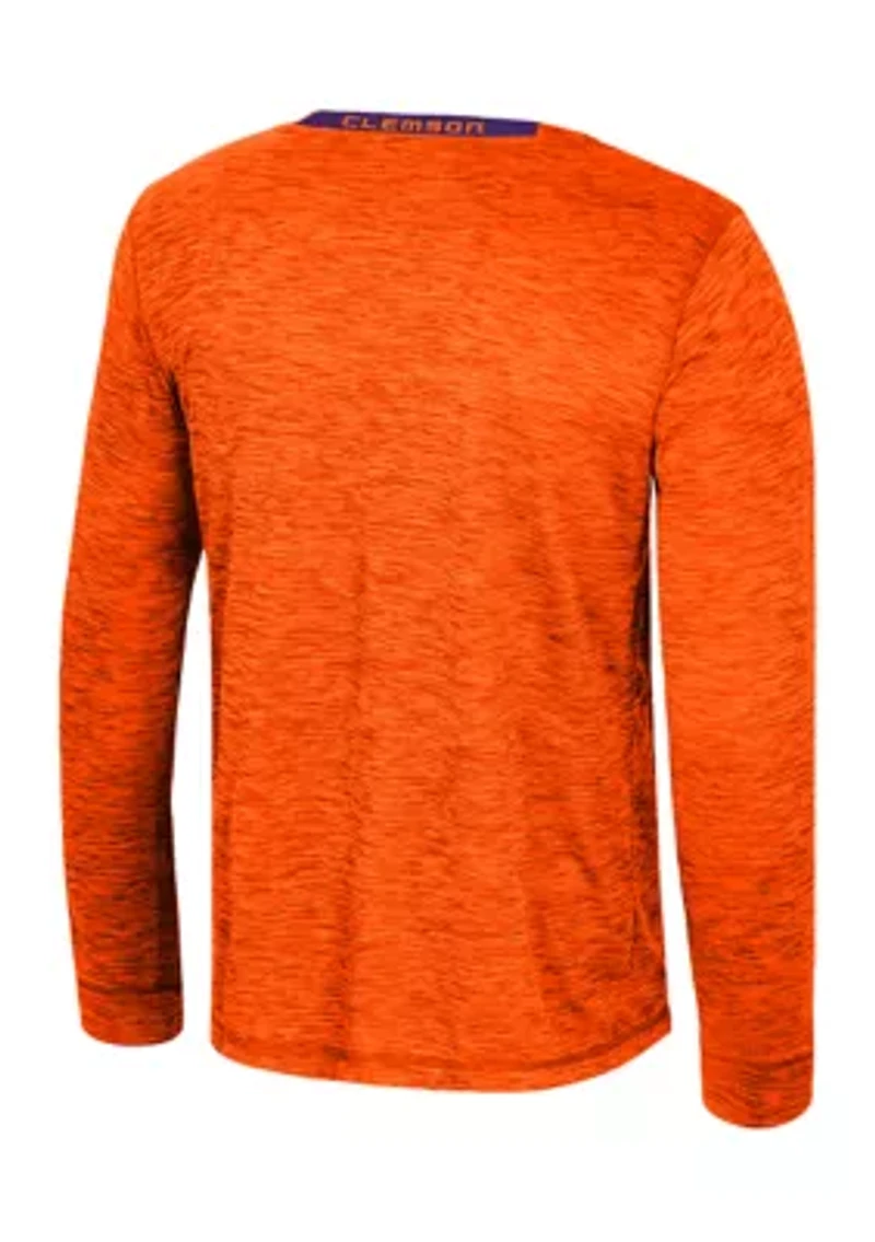 NCAA Clemson Tigers  Long Sleeve Mesh Graphic T-Shirt