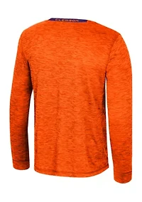 NCAA Clemson Tigers  Long Sleeve Mesh Graphic T-Shirt