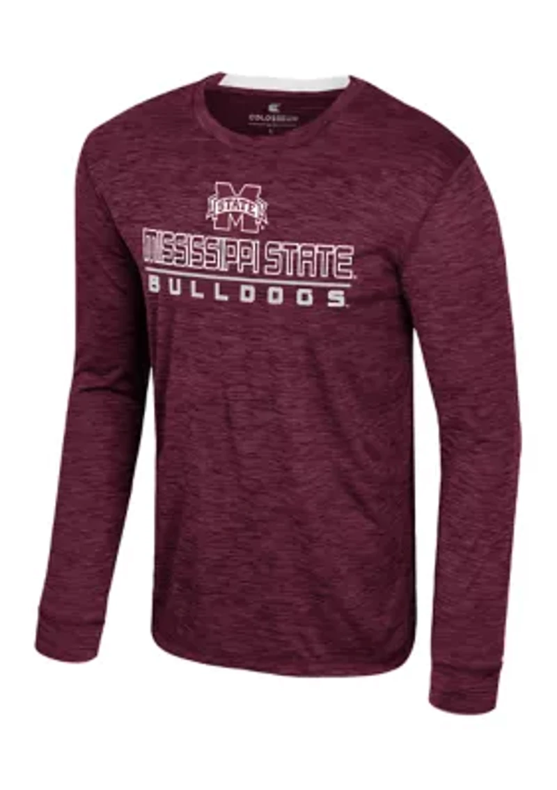NCAA Mississippi State Bulldogs Long Sleeve Mesh Graphic T-Shirt