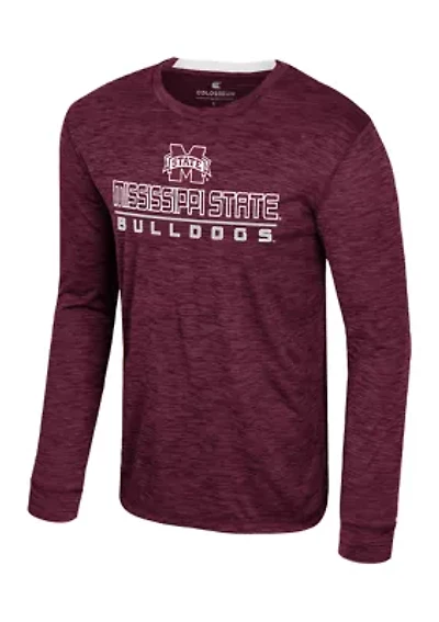 NCAA Mississippi State Bulldogs Long Sleeve Mesh Graphic T-Shirt