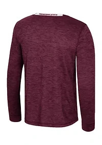 NCAA Mississippi State Bulldogs Long Sleeve Mesh Graphic T-Shirt