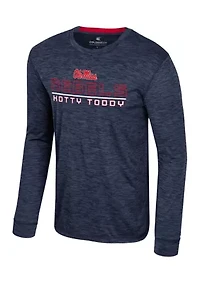 NCAA Ole Miss Rebels Long Sleeve Mesh Graphic T-Shirt
