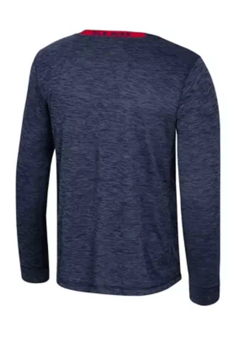 NCAA Ole Miss Rebels Long Sleeve Mesh Graphic T-Shirt