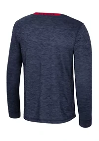NCAA Ole Miss Rebels Long Sleeve Mesh Graphic T-Shirt