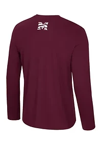 NCAA Morehouse Maroon Tigers Bar Long Sleeve Graphic T-Shirt