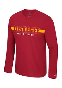 NCAA Tuskegee Golden Tigers Bar Long Sleeve Graphic T-Shirt