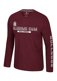 NCAA Alabama A&M Bulldogs Back Business Graphic T-Shirt