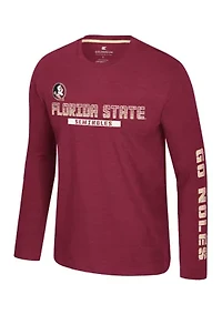 NCAA Florida State Seminoles Back Business Long Sleeve Graphic T-Shirt