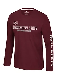 NCAA Mississippi State Bulldogs Back Business Long Sleeve Graphic T-Shirt