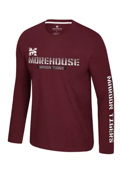 NCAA Morehouse Maroon Tigers Long Sleeve Graphic T-Shirt