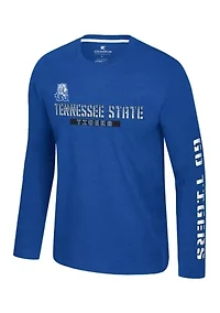 NCAA Tennessee State Tigers Back Business Long Sleeve Graphic T-Shirt